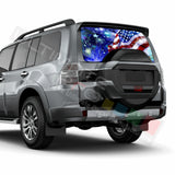 4th July Perforated Decals compatible with Mitsubishi Montero