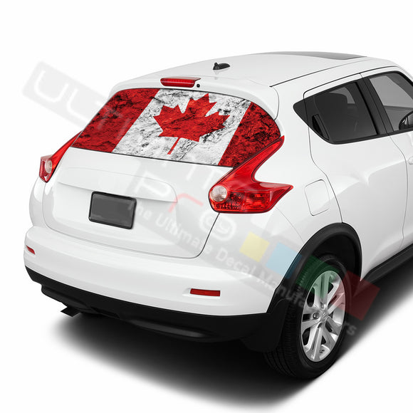 Canada Perforated Decals stickers compatible with Nissan Juke
