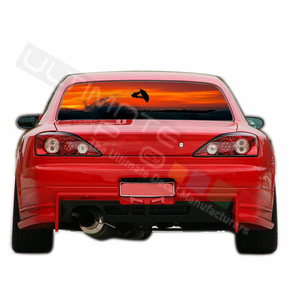 Surf Perforated Decals compatible with Nissan Silvia