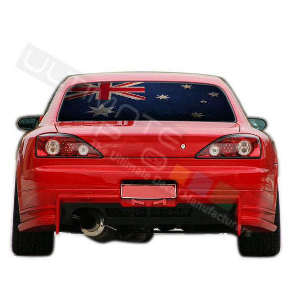 Australian Perforated Decals compatible with Nissan Silvia