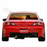 West Perforated Decals compatible with Nissan Silvia