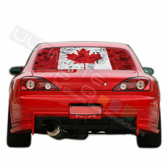 Canada Perforated Decals compatible with Nissan Silvia