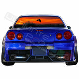 Surf Perforated Decals compatible with Nissan Skyline