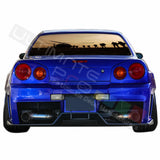 Army Perforated Decals compatible with Nissan Skyline