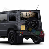 Poker Perforated Decals stickers compatible with Suzuki Jimny