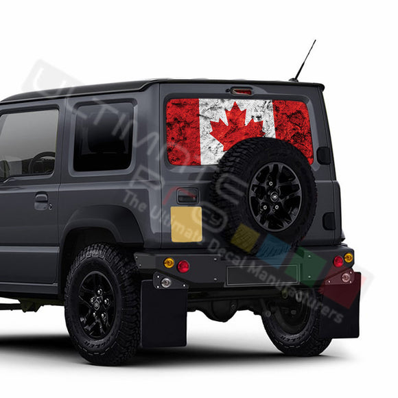 Canada Perforated Decals stickers compatible with Suzuki Jimny