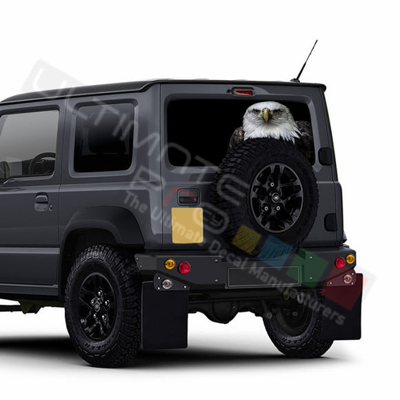 Eagle 1 Perforated Decals stickers compatible with Suzuki Jimny