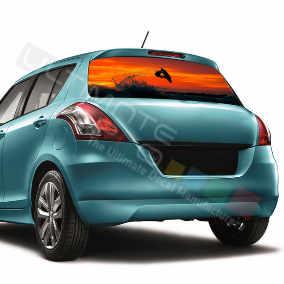 Surf Perforated Decals compatible with Suzuki Swift