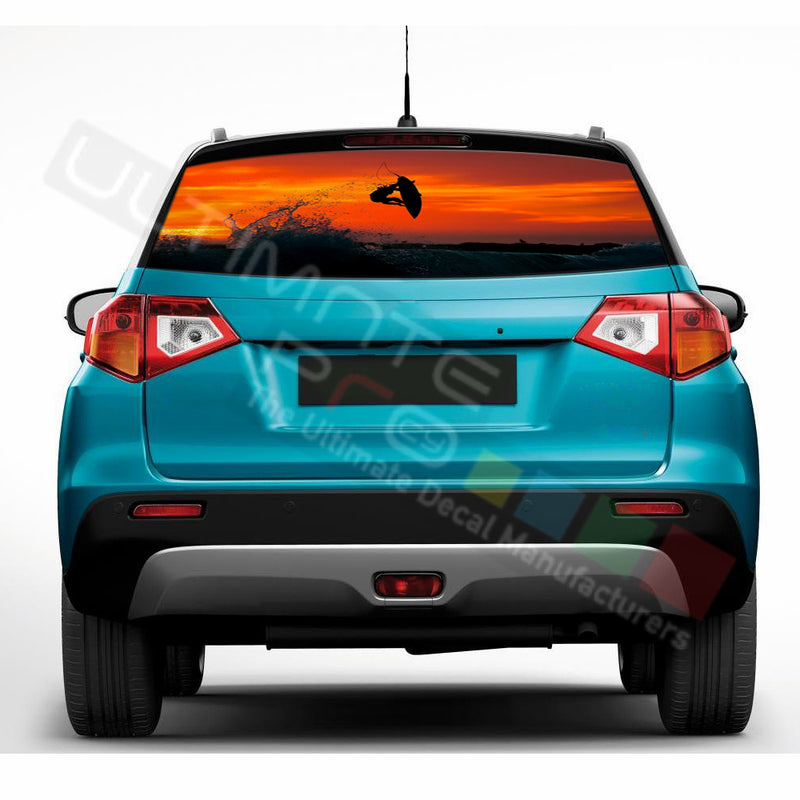 Surf Perforated Decals compatible with Suzuki Vitara