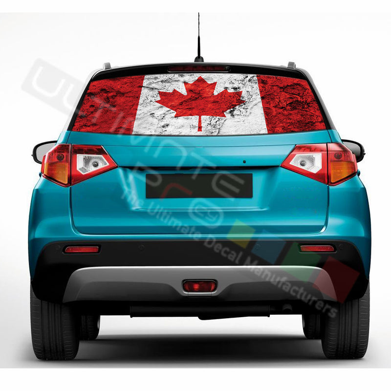 Canada Perforated Decals compatible with Suzuki Vitara