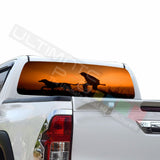 Hunting Perforated Decals compatible with Toyota Hilux