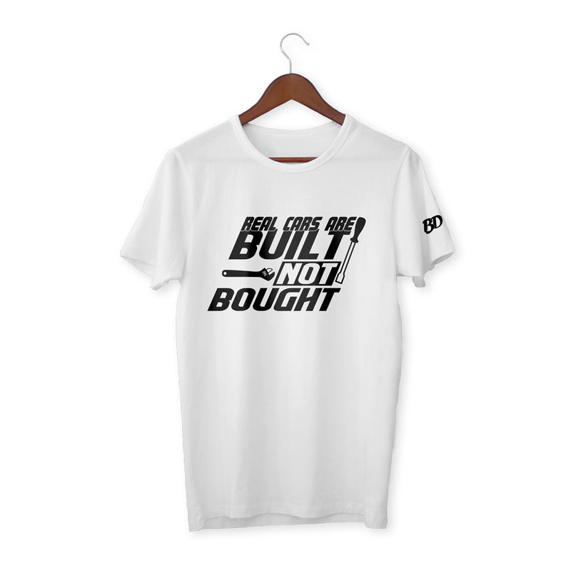 Real Cars Are Built Not Bought T-Shirt
