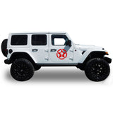 Decal star punisher Compatible with Jeep Wrangler 2019-Present