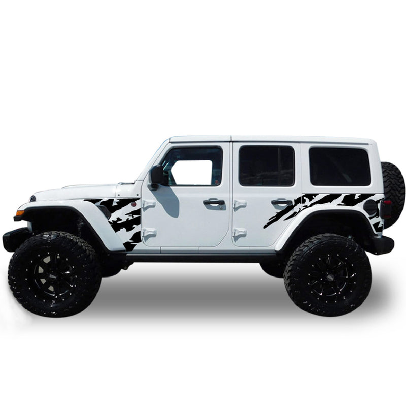 Decal bed front sticker Compatible with Jeep JL Wrangler 2019-Present