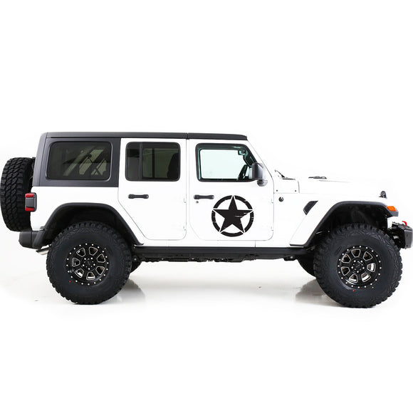 Decal star Compatible with Jeep JL Wrangler 2019-Present