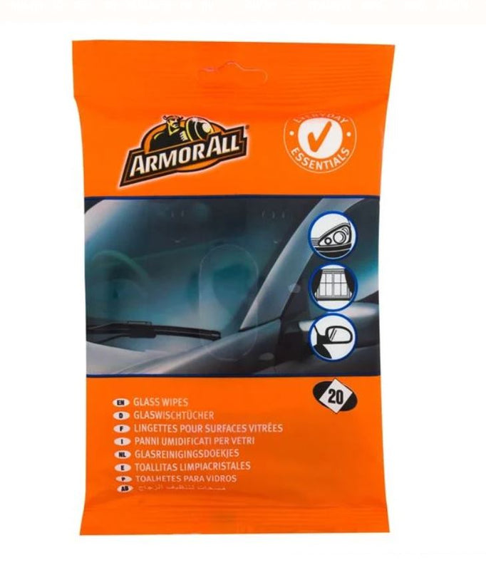 Wet Car Window Wipes - 20pcs.