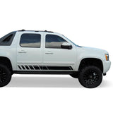 Side door Sticker Design, vinyl for Chevrolet Avalanche decal 2015 - Present