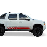 Side door Sticker Design, vinyl for Chevrolet Avalanche decal 2015 - Present