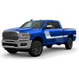 Big Hockey Side Stripes Decals Graphics Vinyl For Dodge Ram Crew Cab 3500 Bed 64 White /