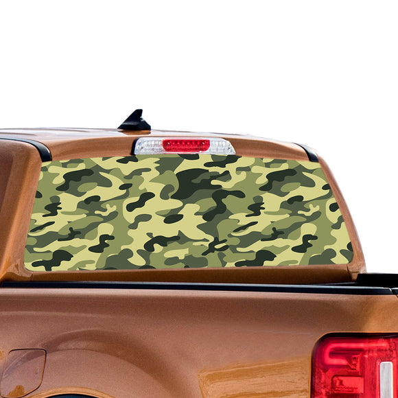 Green Army Perforated for Ford Ranger decal 2010 - Present