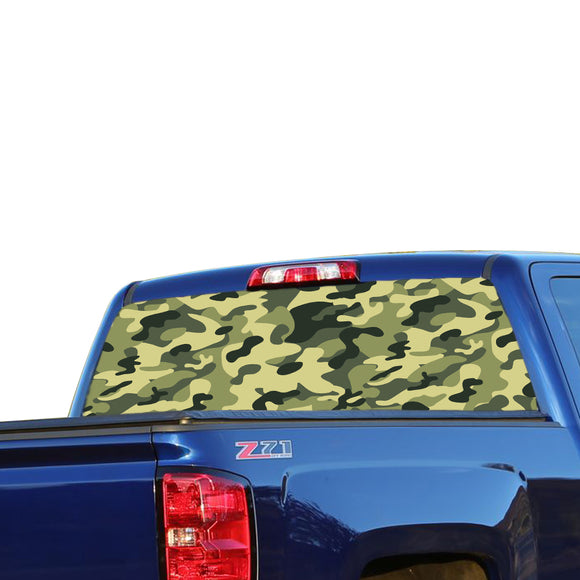 Camouflage Perforated for Chevrolet Silverado decal 2015 - Present