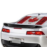 Canada Flag Perforated for Chevrolet Camaro decal 2015 - Present