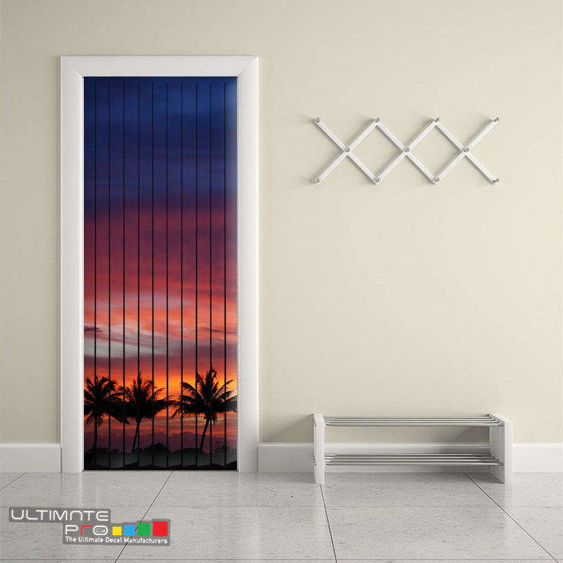 Door Curtain Designs sunrise 2 Curtain printed