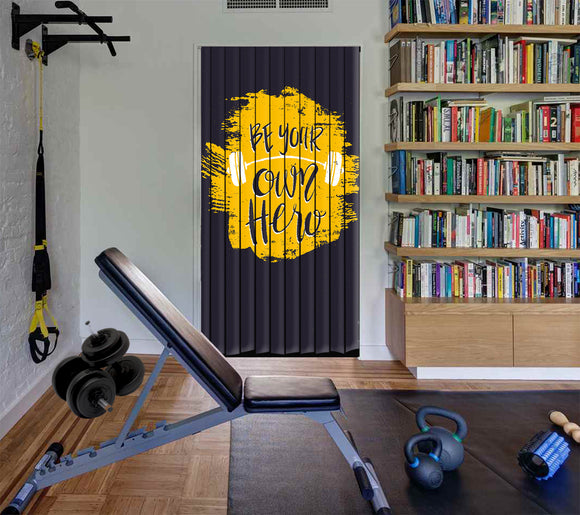 Door Strips Curtains Gym 9 Curtain printed Design