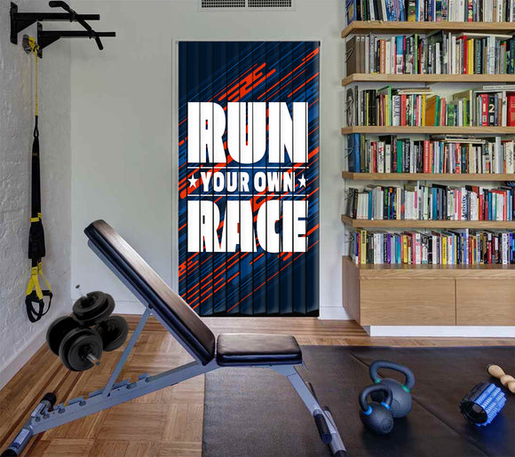 Door Strips Curtains Gym 4 Curtain printed Design