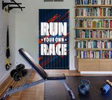Door Strips Curtains Gym 4 Curtain printed Design