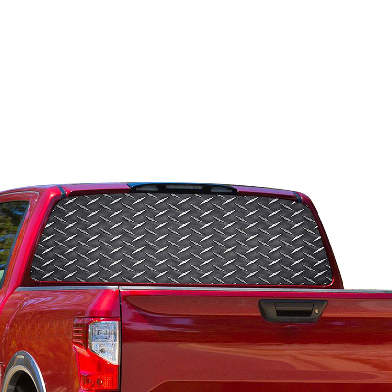 Iron Metal Perforated for Nissan Titan decal 2012 - Present