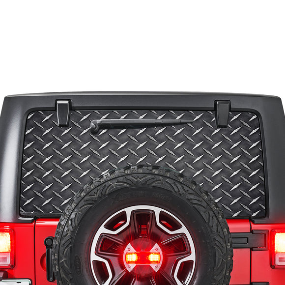 Iron Perforated for Jeep Wrangler JL, JK decal 2007 - Present