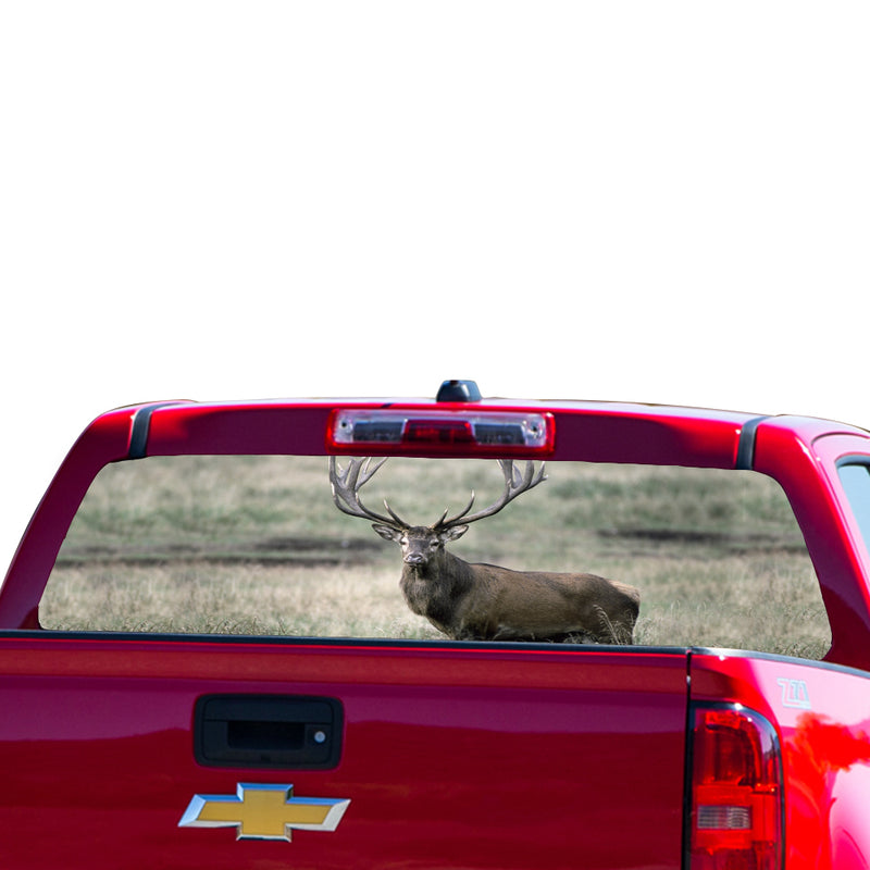 Deer 2 Perforated for Chevrolet Colorado decal 2015 - Present