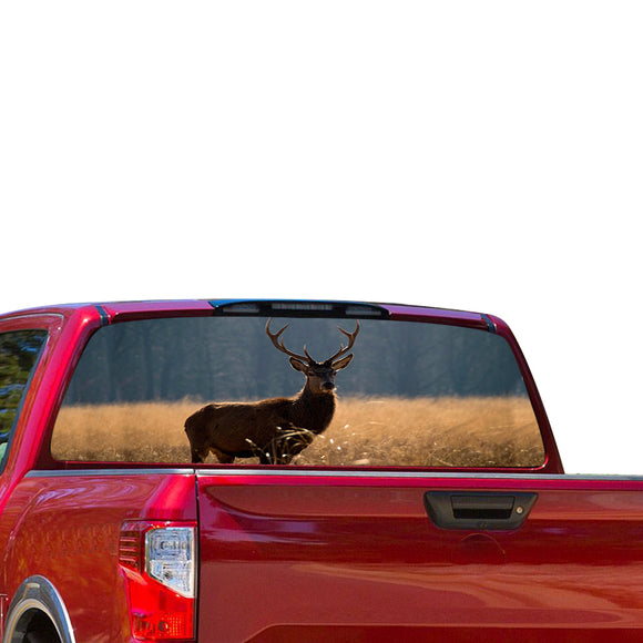 Deer Perforated for Nissan Titan decal 2012 - Present