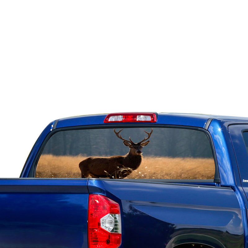 Deer Perforated for Toyota Tundra decal 2007 - Present