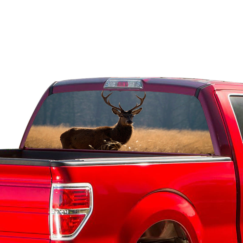 Deer Animal Perforated for Ford F150 decal 2015 - Present