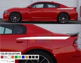 Rear Racing Hockey Kit Sticker Decal Graphic For Dodge Charger 2011 - Present