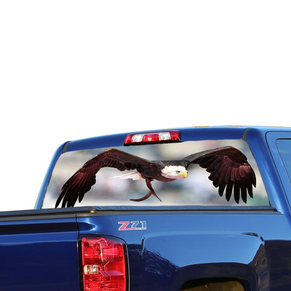 Eagle Perforated for Chevrolet Silverado decal 2015 - Present