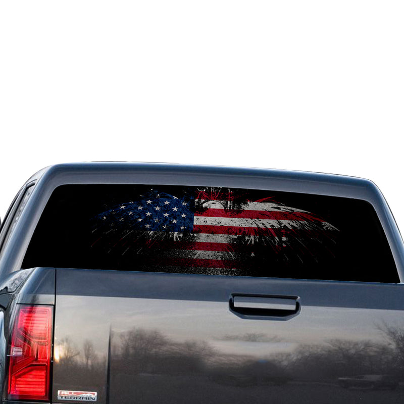 Eagle USA Perforated for GMC Sierra decal 2014 - Present