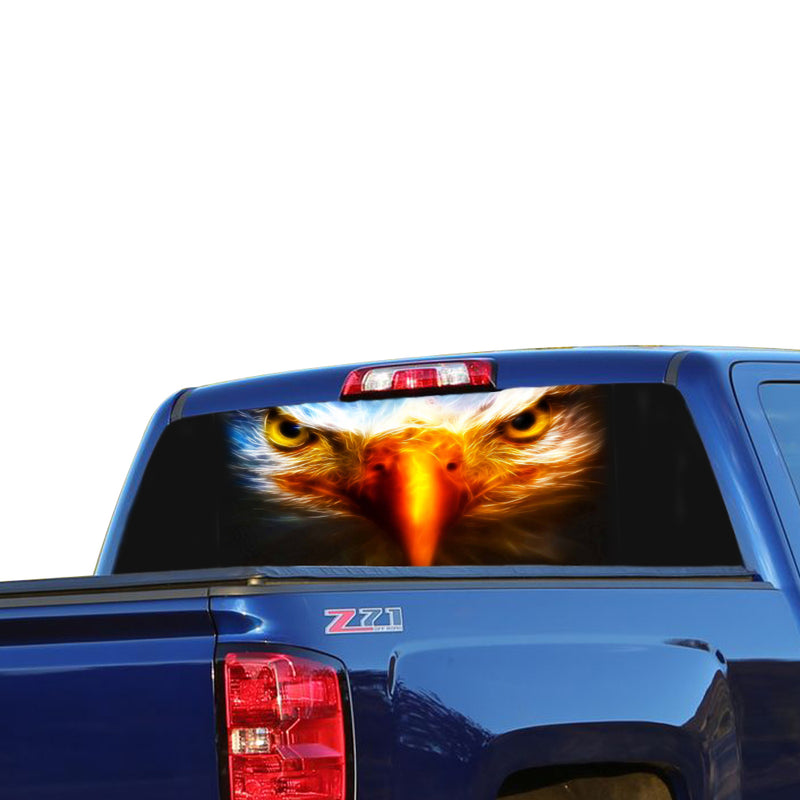 Eagle 2 Perforated for Chevrolet Silverado decal 2015 - Present