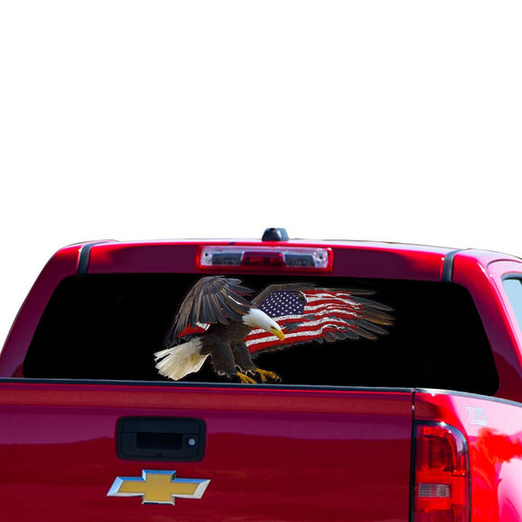 USA Eagle Perforated for Chevrolet Colorado decal 2015 - Present