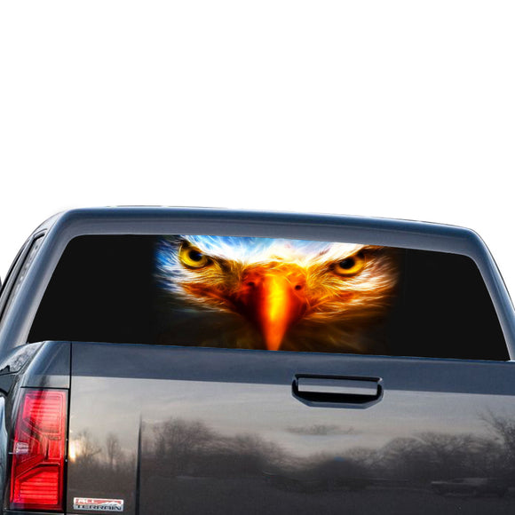 Eagle Eyes  Perforated for GMC Sierra decal 2014 - Present
