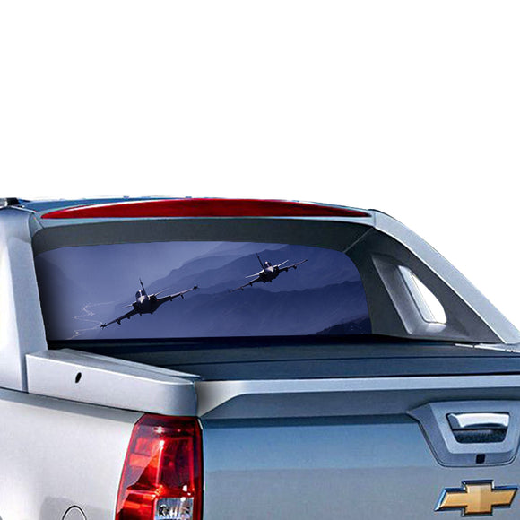 F-16 Perforated for Chevrolet Avalanche decal 2015 - Present