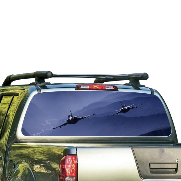 F16 Perforated for Nissan Frontier decal 2004 - Present