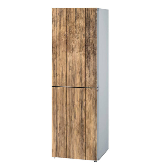 Fridge decals vinyl Wood Design Refrigerator Decals, Refrigerator Wrap