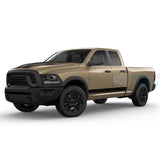 Line Side Stripes Decals Graphics Vinyl For Dodge Ram Quad Cab 1500 Black / 2019-Present Side Door