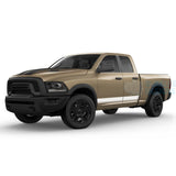 Line Side Stripes Decals Graphics Vinyl For Dodge Ram Quad Cab 1500 White / 2019-Present Side Door