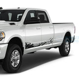 Lower Splash Decals Graphics Vinyl For Dodge Ram Crew Cab 3500 Bed 8 Black / 2019-Present Side Door