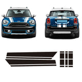 Full Stripes Decal Sticker Graphic Compatible with Mini Countryman 2010-Present
