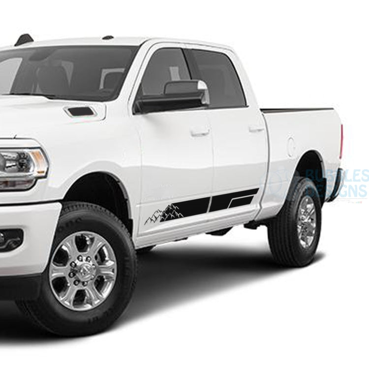 Dodge Ram sport stripes Lower Door Stripes Decal Sticker 2009 -Present Dodge Ram sport stripes Lower Door Stripes Decal Sticker 2009 -Present